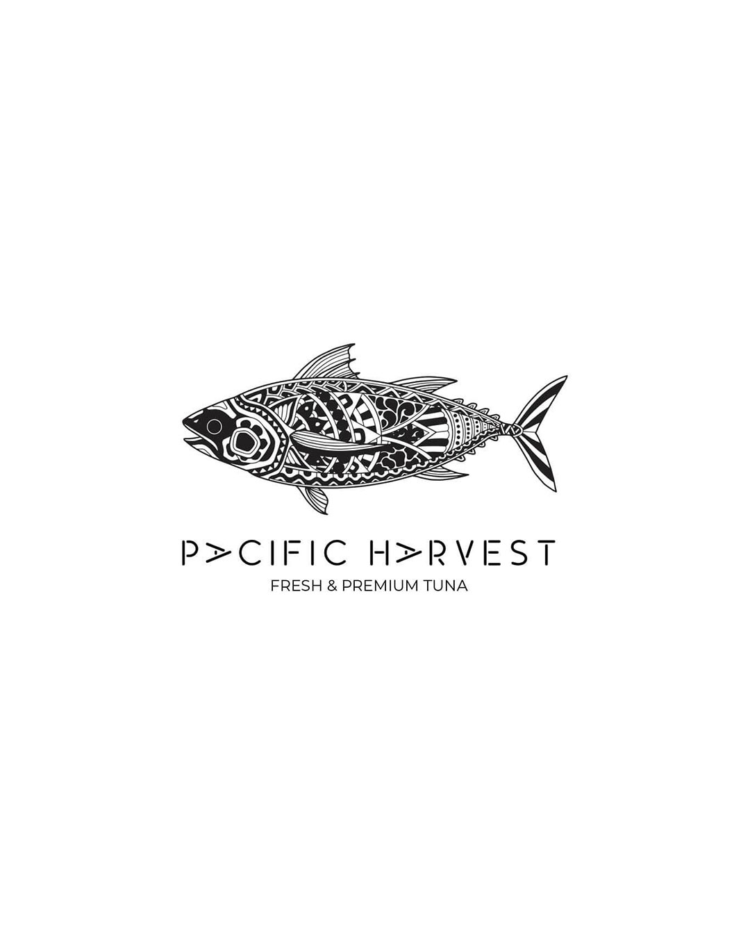 Branding Pacific Harvest blanco
